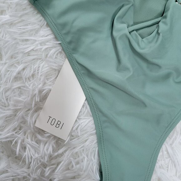NWT TOBI Sage One Piece Swimsuit - Size XS - Picture 6 of 11